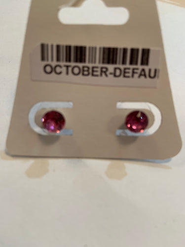 October Earrings Birthstone