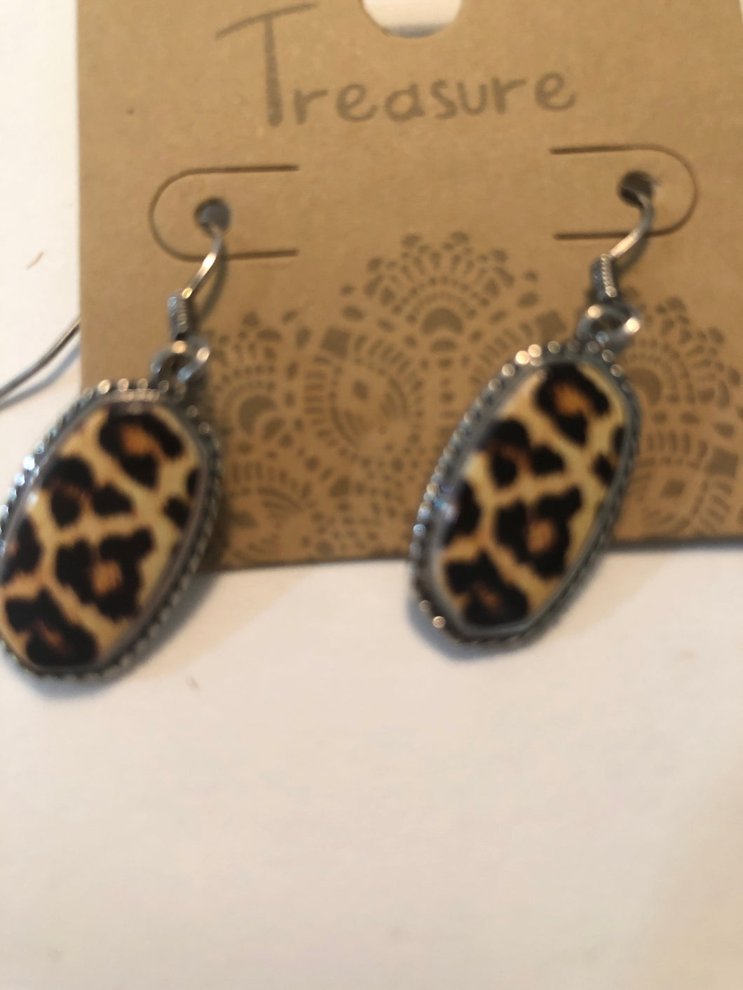 Earrings cheetah mini