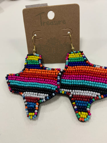 Texas Bead earrings