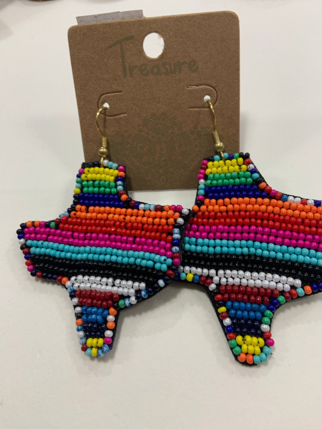 Texas Bead earrings
