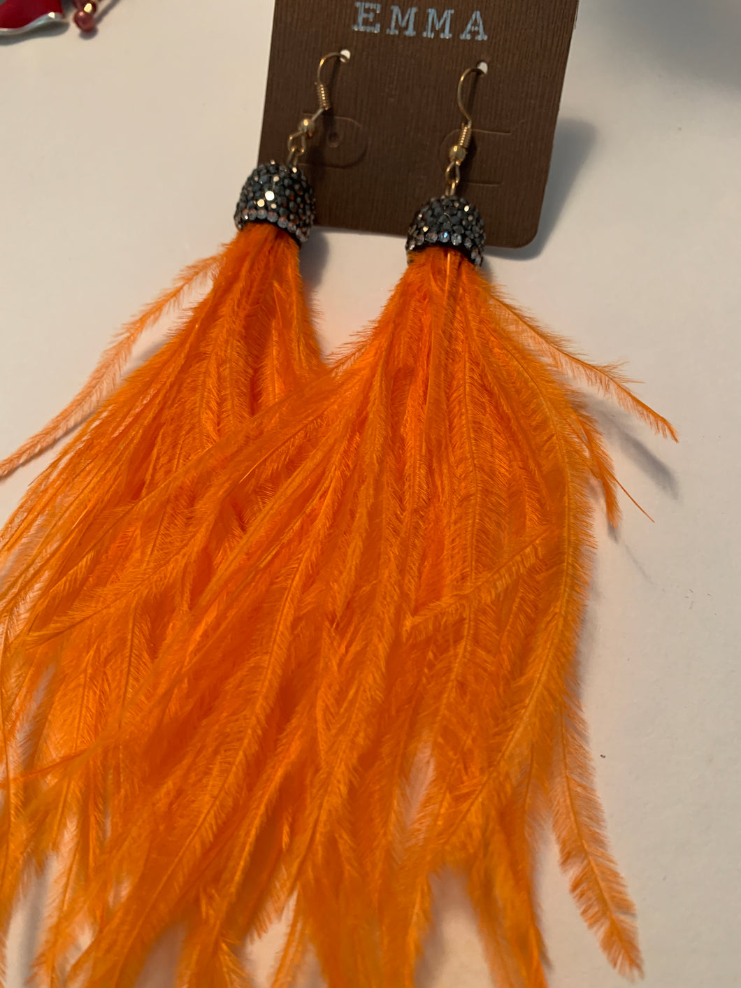 Earrings orange