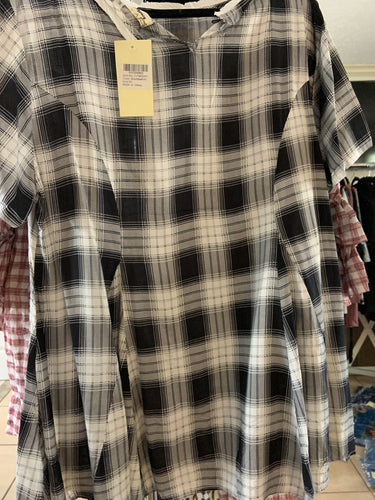 Plaid Belltop