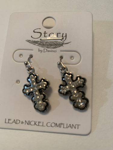 Earrings cross