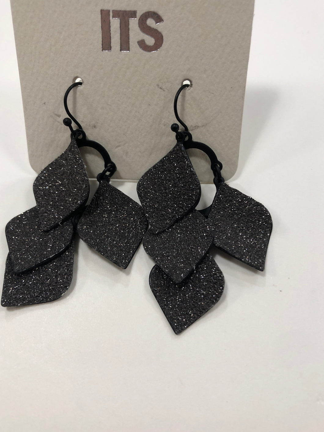 Gun metal earrings