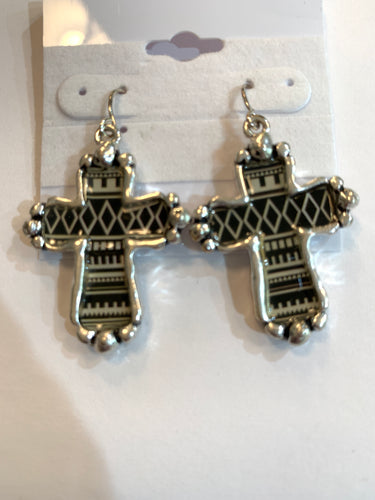 Earrings cross