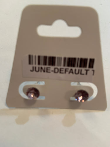 June  Earrings Birthstone