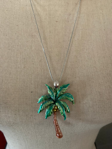 Palm tree necklace