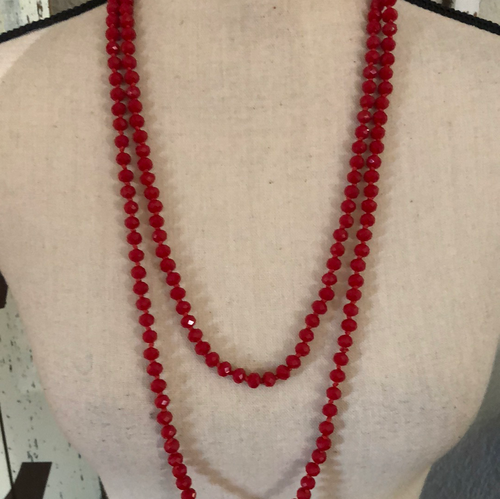Christmas red beads