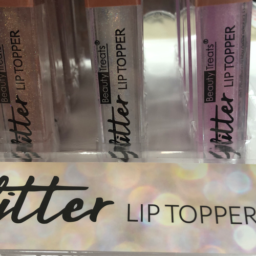 Glitter lip topper