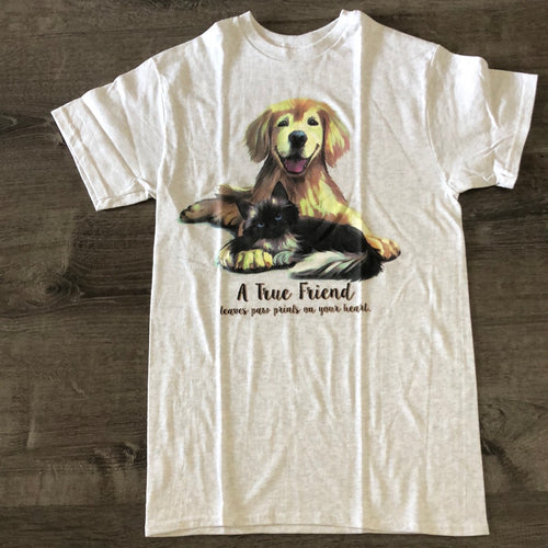 313 A true friend graphic tee