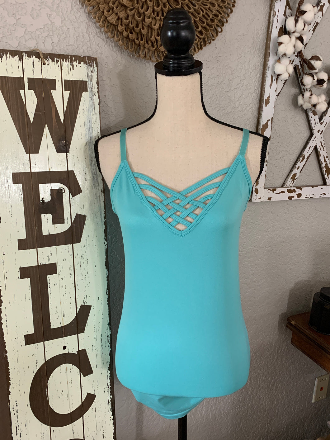 Tanklette turquoise
