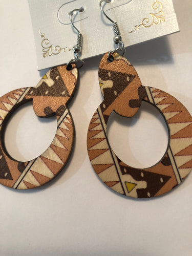 Earrings abstract 106