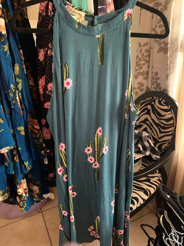 Cactus dress 3x