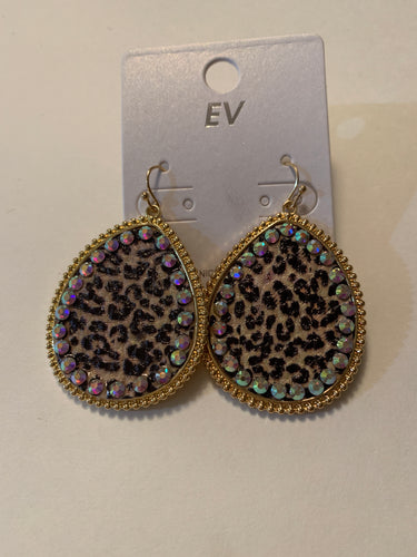 Earrings animal print