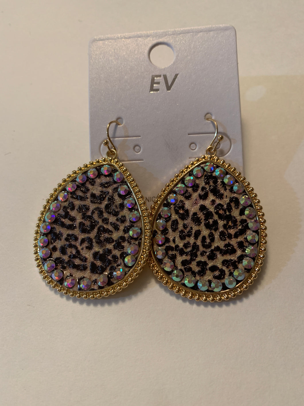 Earrings animal print