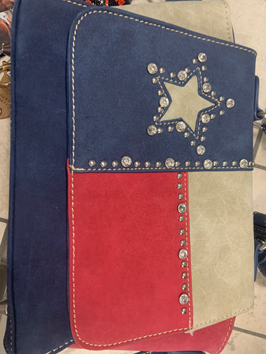 Texas suede Crossbody purse