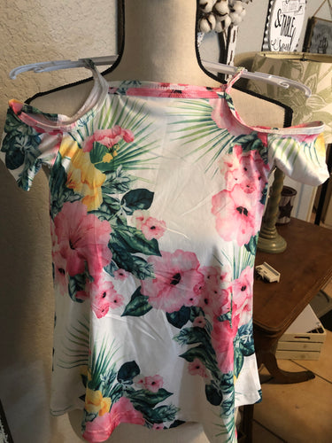 Children’s cold shoulder dress