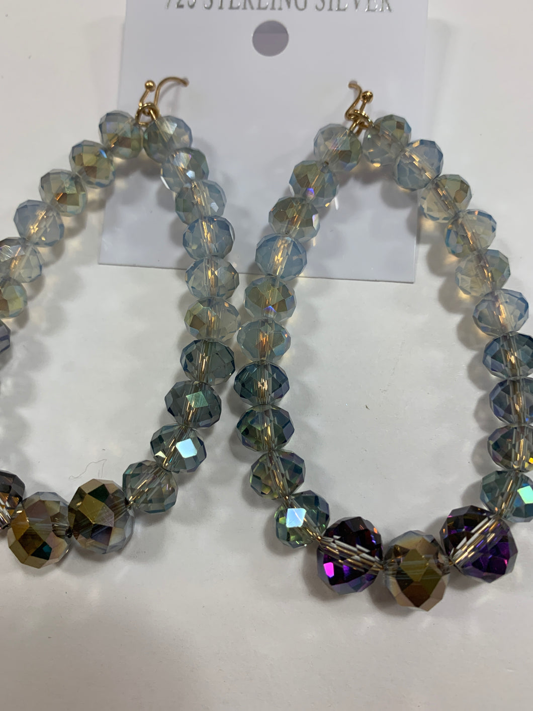 Lucent beaded earrings