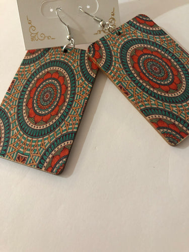 Earrings medallion 105