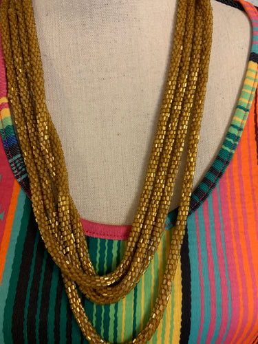 Loopy loo  necklace Gold