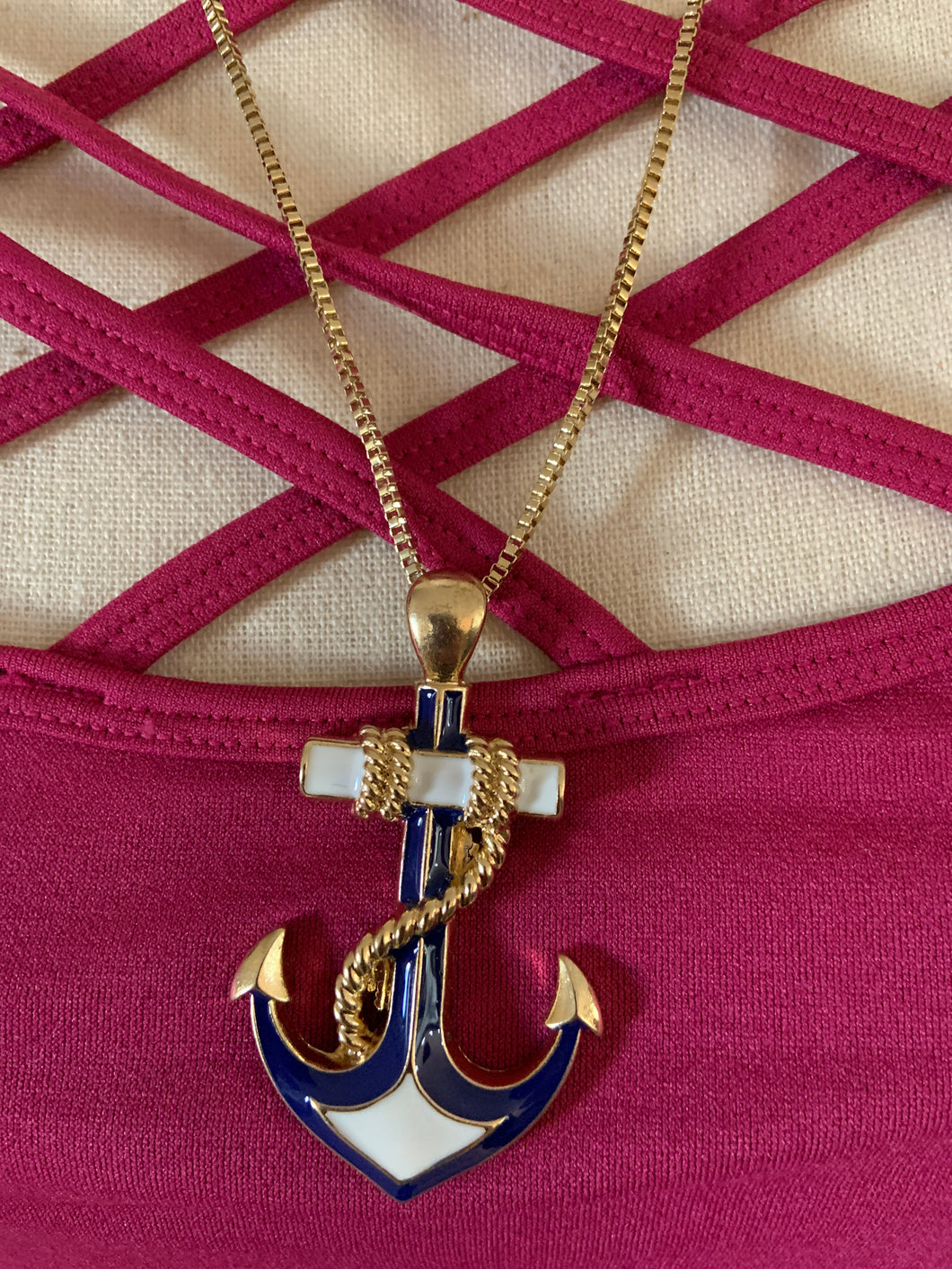 Anchor necklace 603