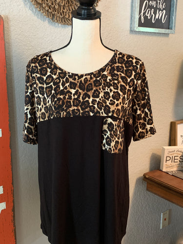 Top cheetah leggings material