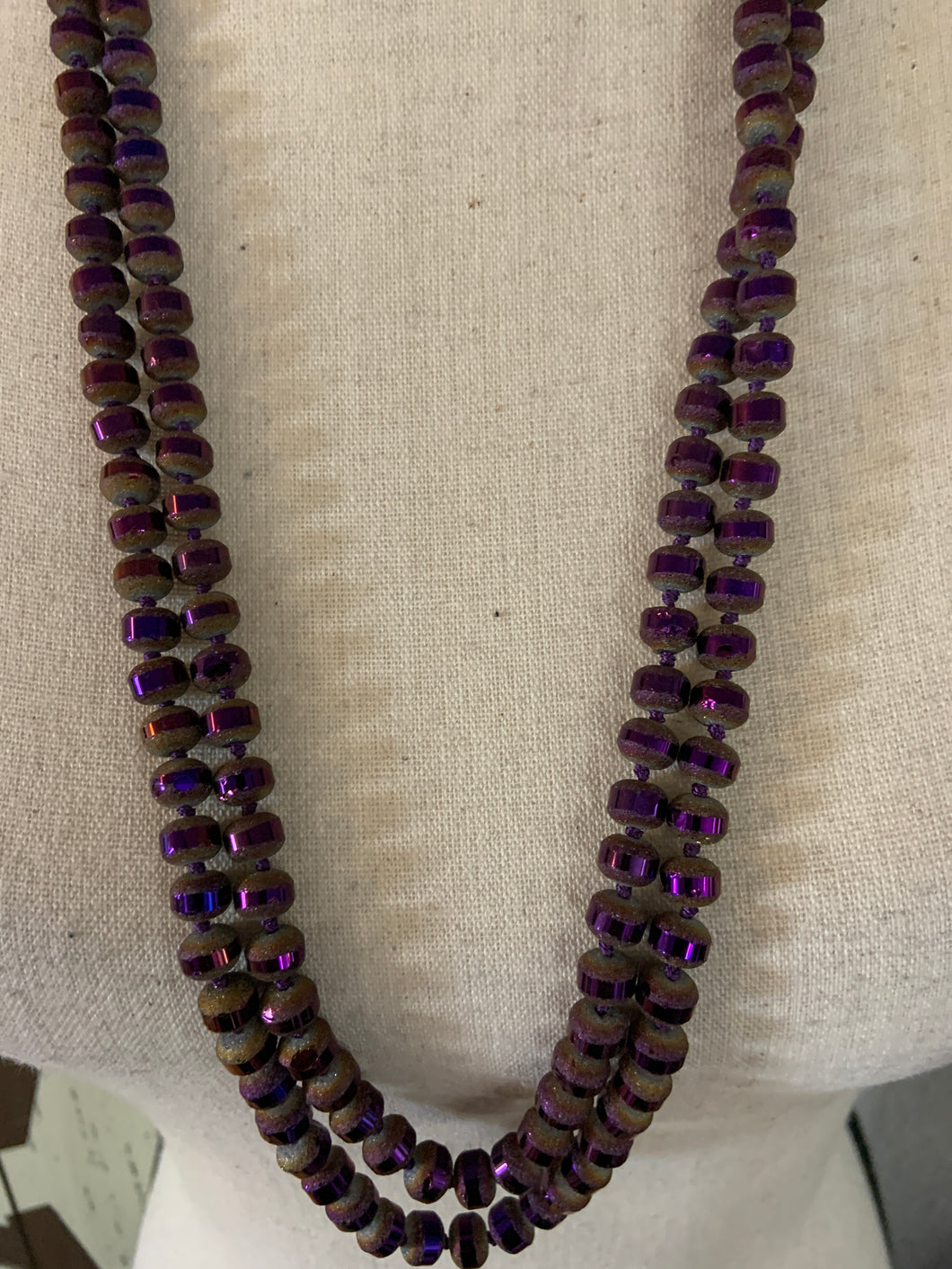 Purple candy beads