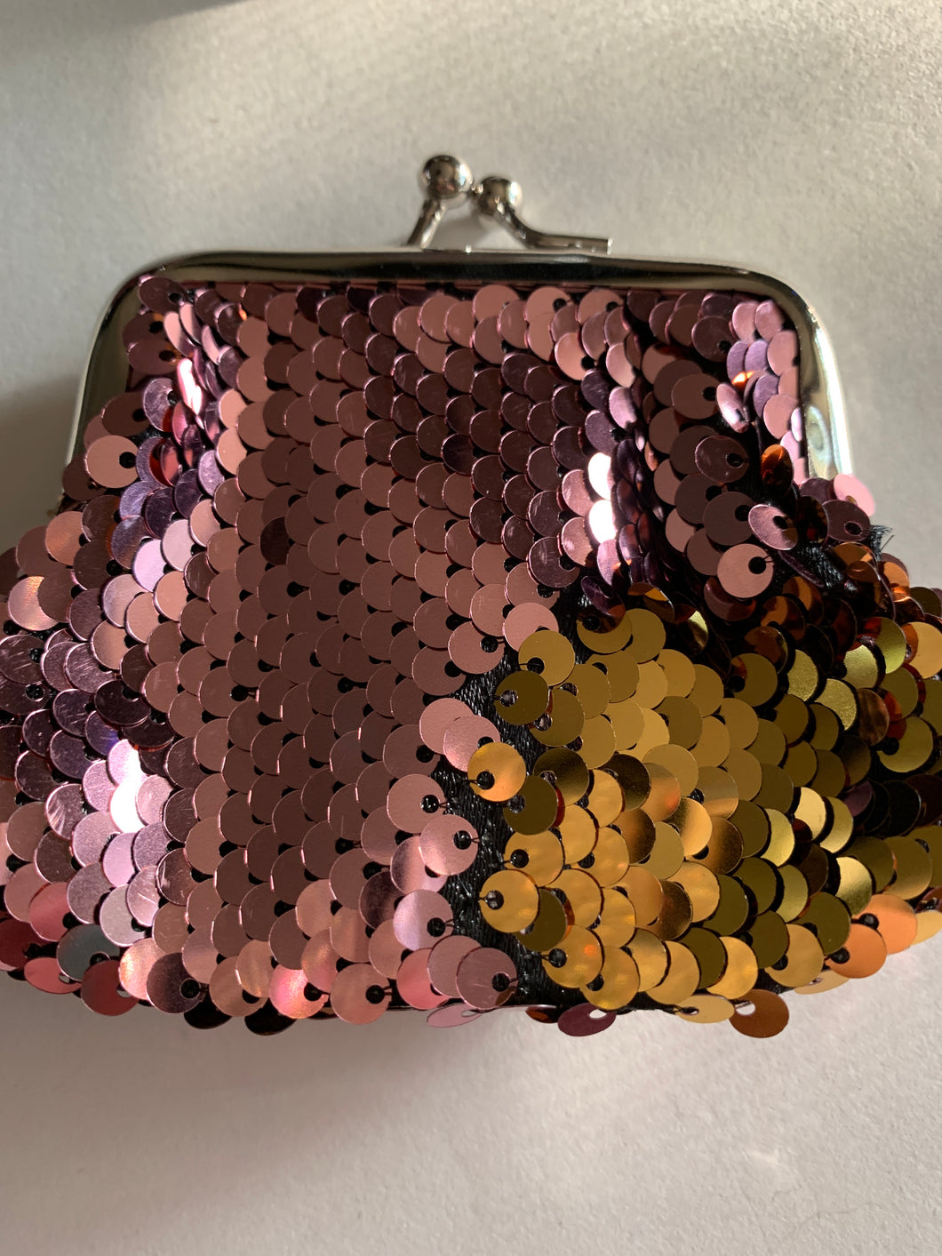 Coin purse pink /gold