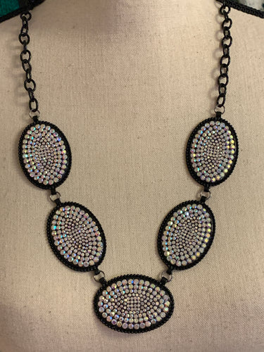 Blingy black necklace