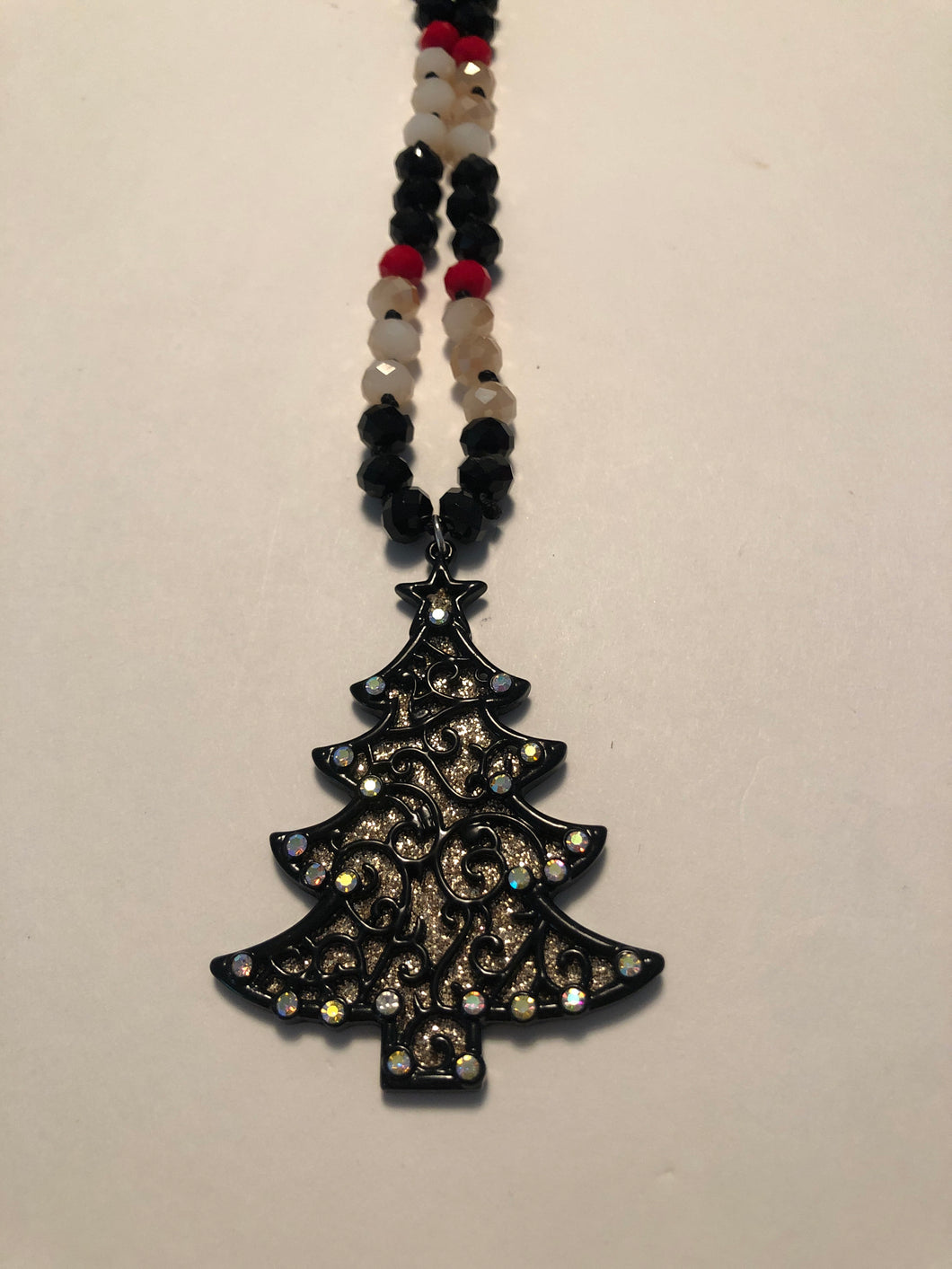 Necklace black tree