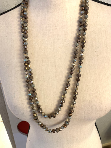 Brown/taupe candy beads