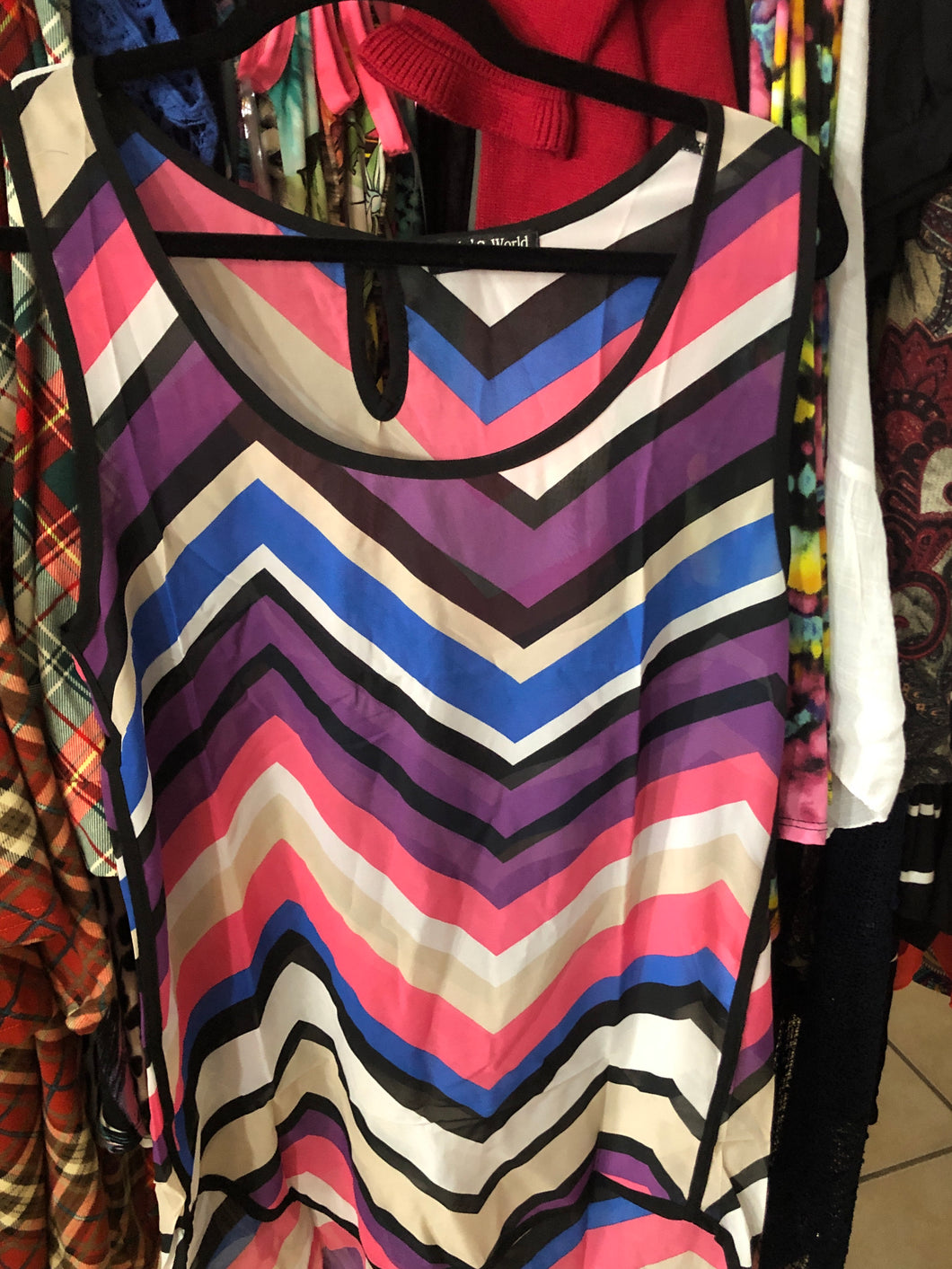 Chevron sheer tank