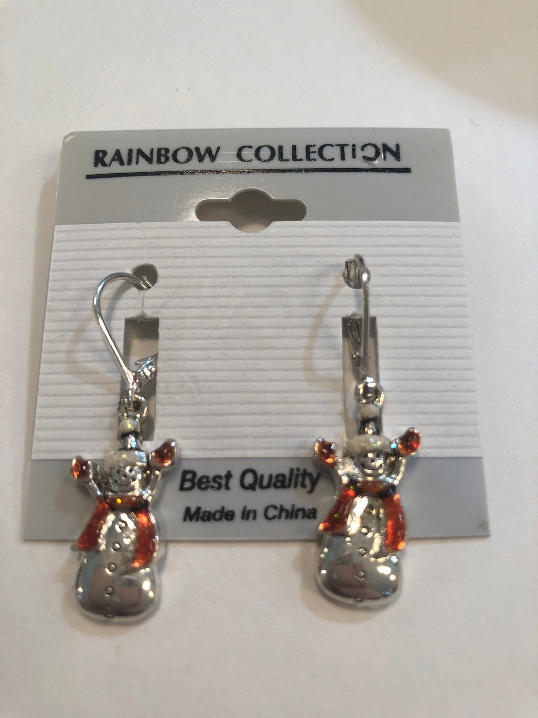 Earrings snowman 456