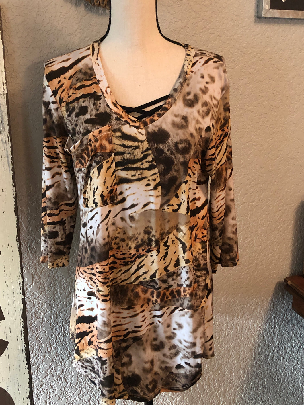 Top animal print 112