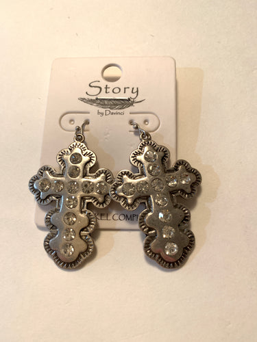 Earrings cross