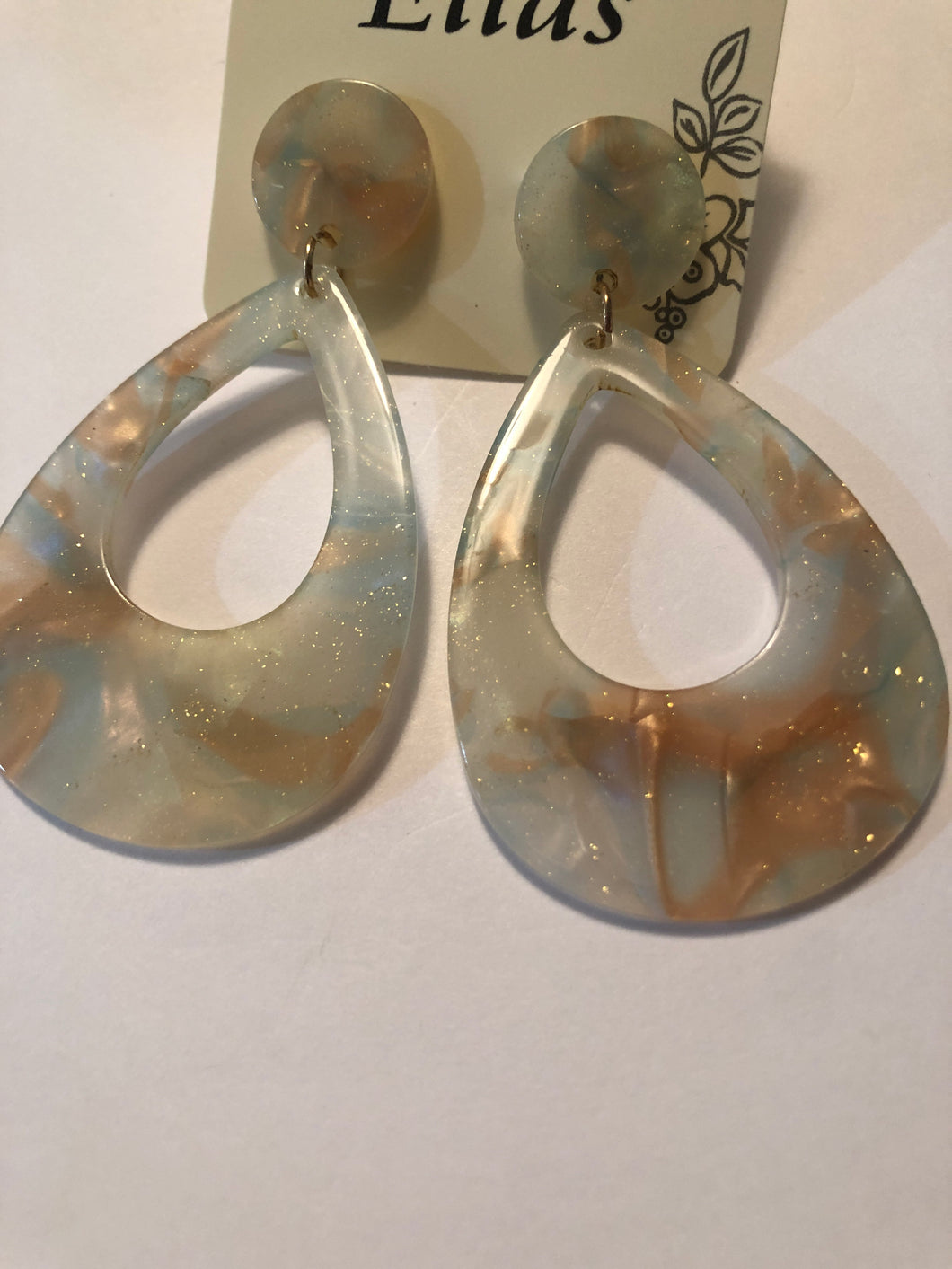 Earrings acrylic 108