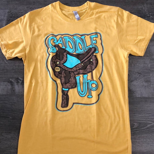 307 Saddle up unisex graphic tee