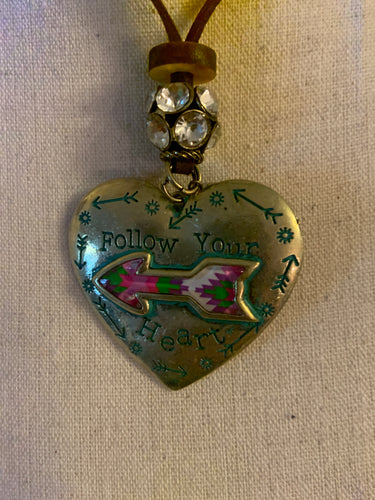 Follow your heart necklace