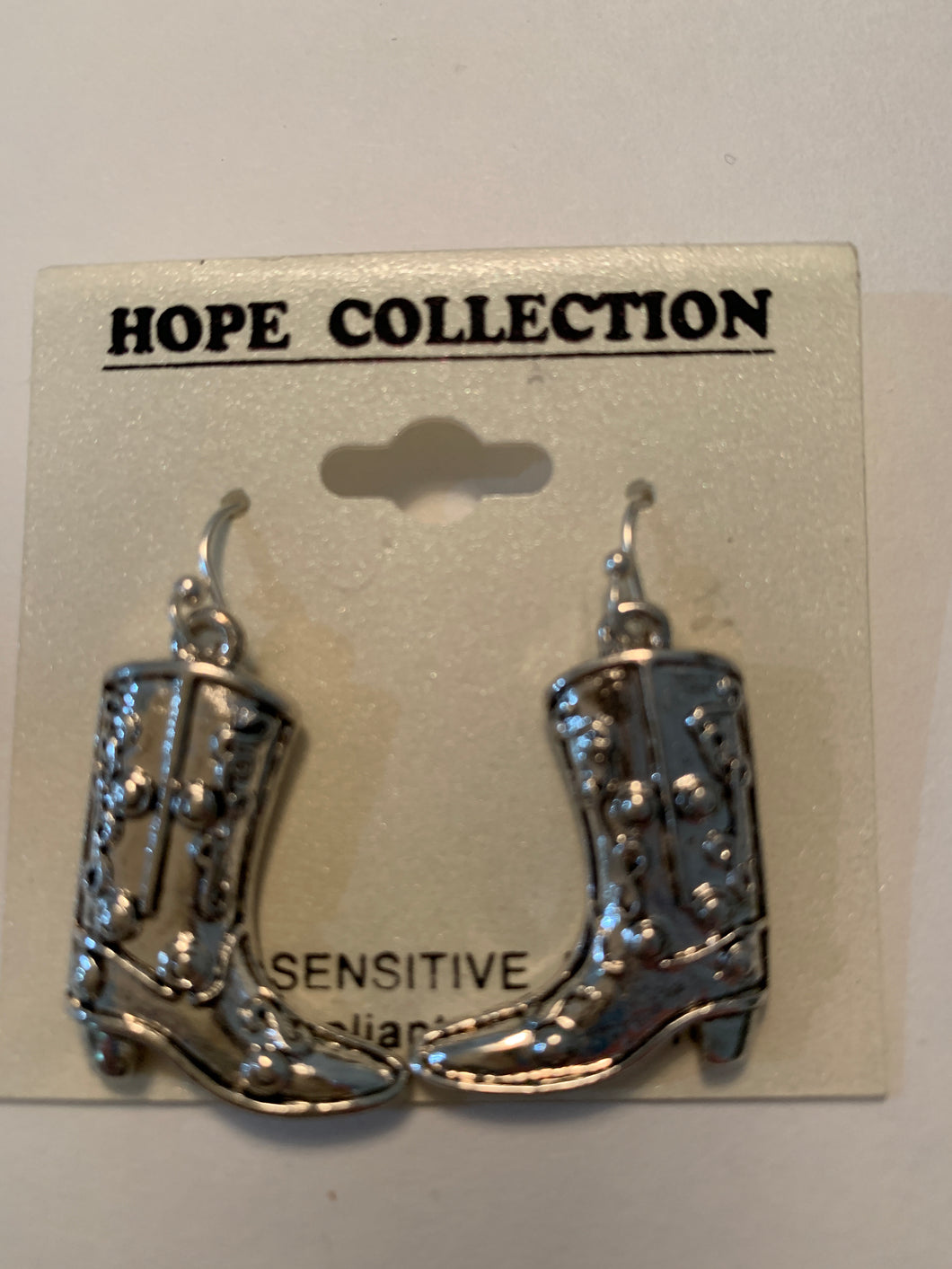 Earrings cowboy boots 123