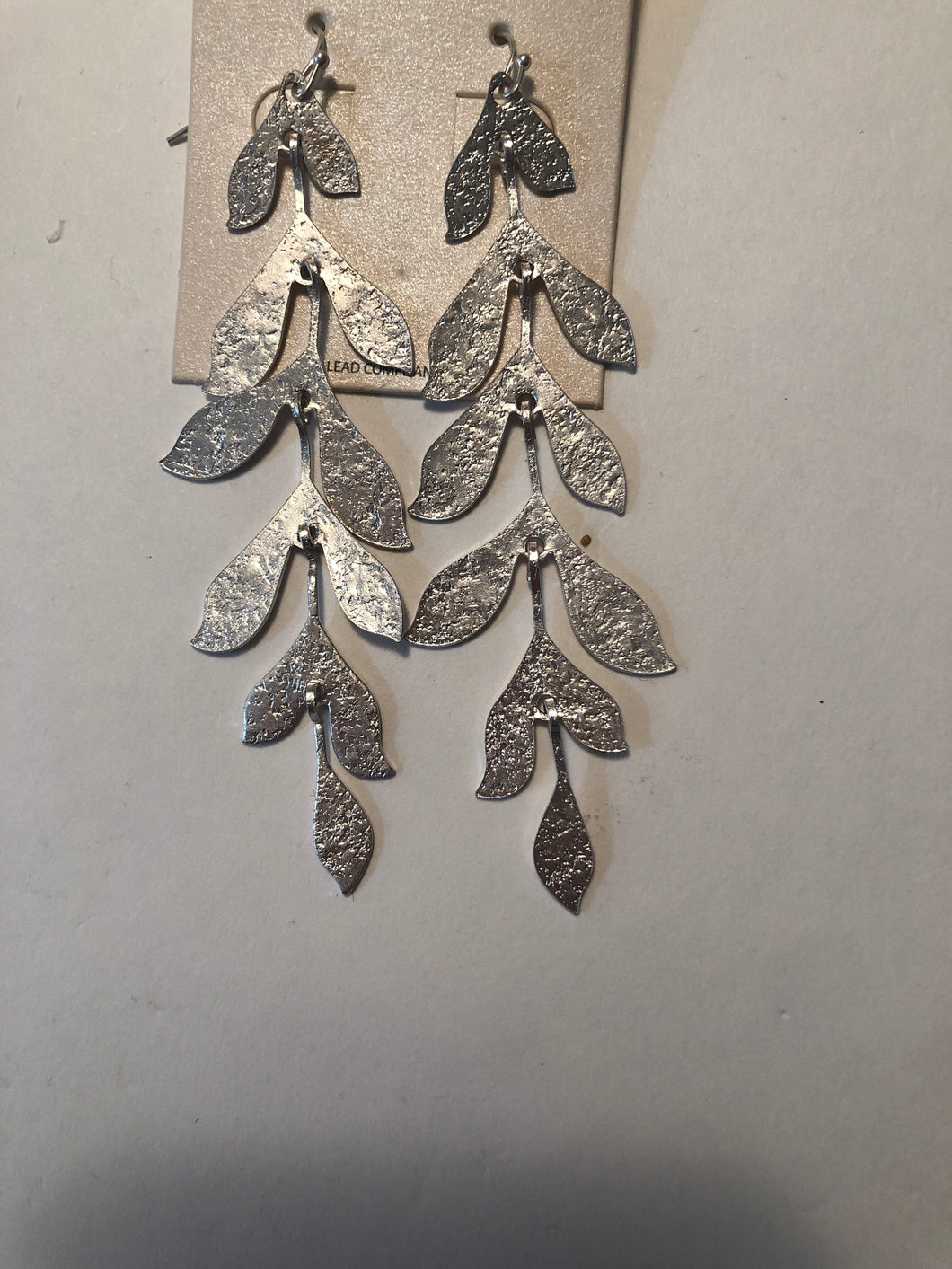 Earrings silver tone