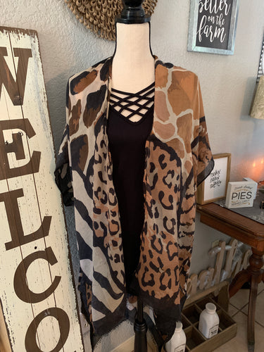 Kimono animal print