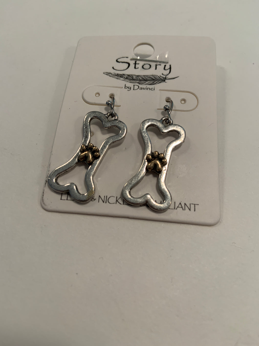 Bone earrings