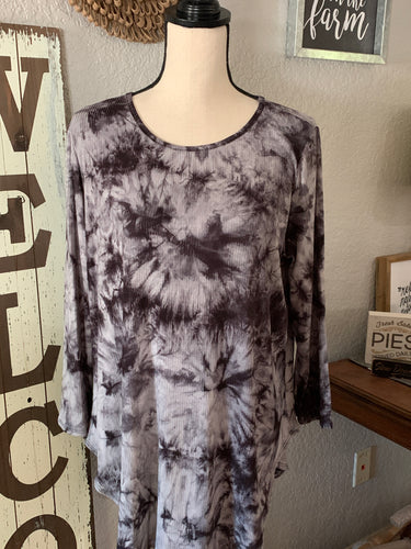 Top tie dye ribbed
