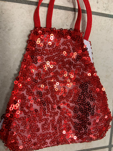 Red sequence dress up Beautiful mask