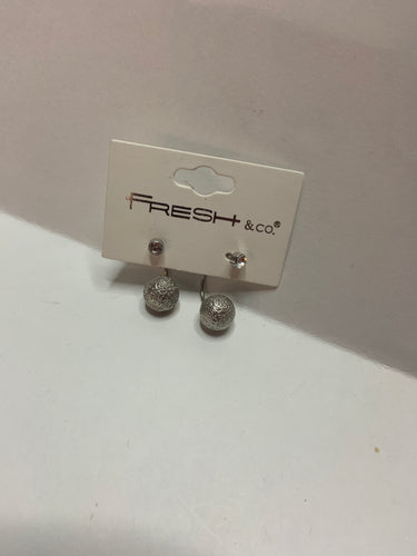 Earrings with bling 345