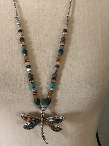 Dragon fly necklace set