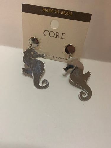 Metal Seahorse earrings