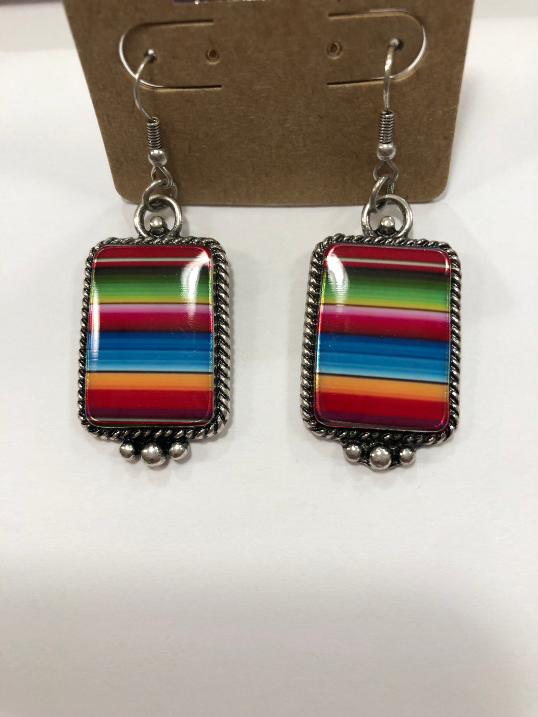 Serape earrings