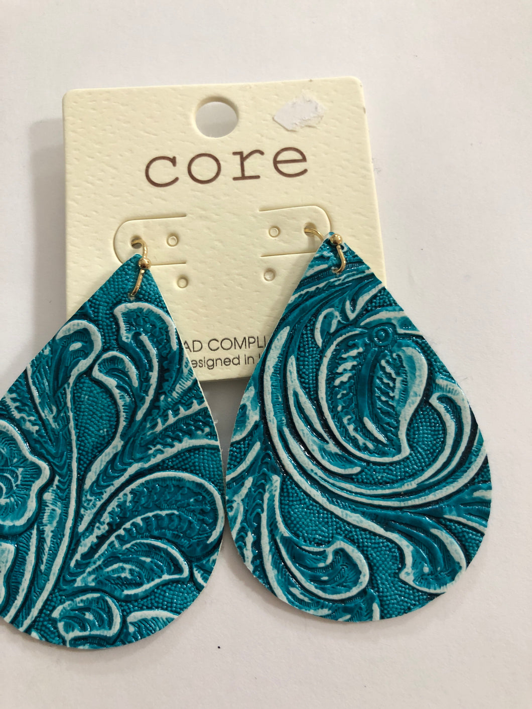 Turquoise toiled earrings