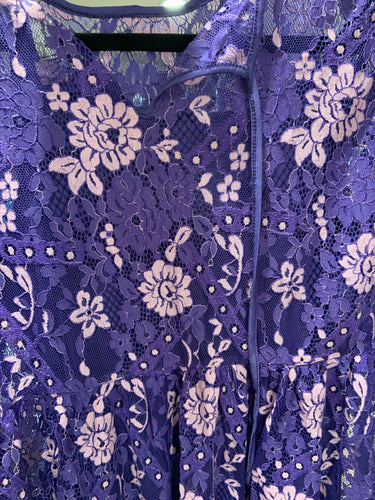 Purple lace top free size